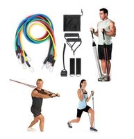 11 Teile Resistance Fitness Band Doorgym Widerstandsbänder