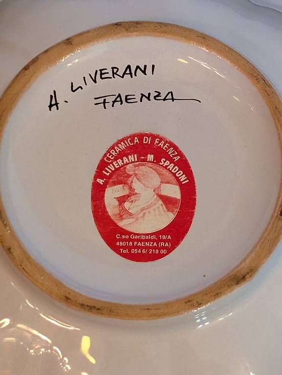 Schalen: A. Liverani Faenza Keramikschale 19 cm – Gebraucht aus Ascona von ArtRomantica 1