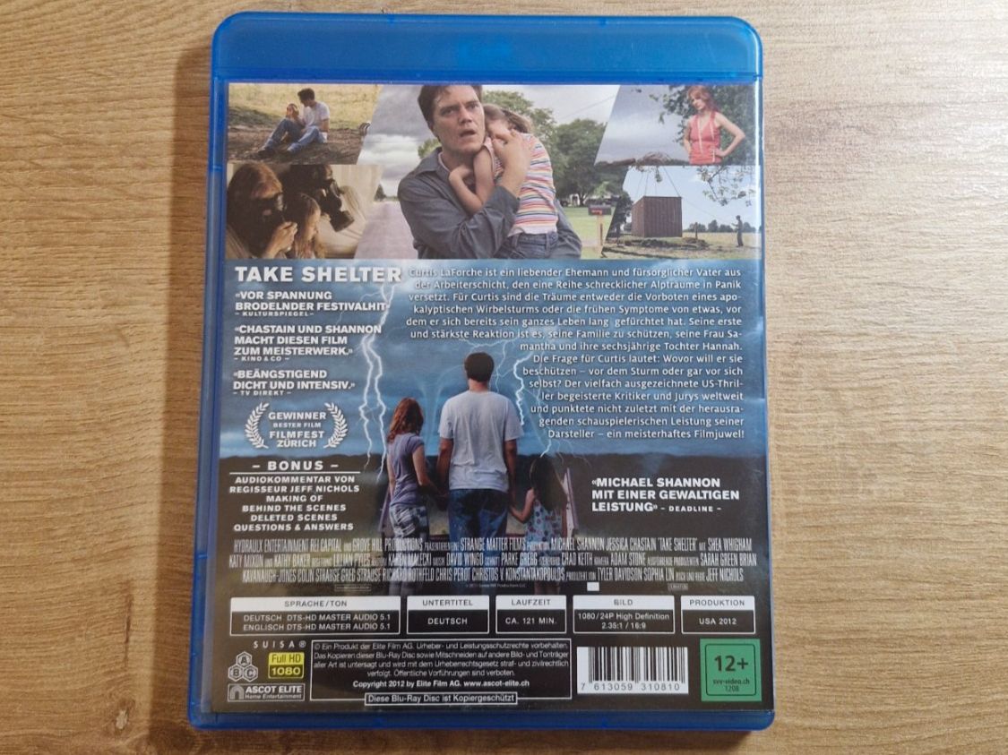 Tutti i DVDs: Take Shelter (2011) Bluray – Usato da Pfungen venduto da Whitie 1