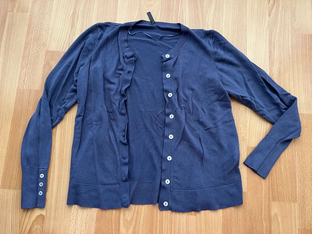 GORGLITTER Damen Leoprint Strickjacke - Lässiger Cardigan Mit Knöpfen In Verschiedenen Größen