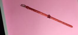 armband modeschmuck,,mit glitzer ,,rot