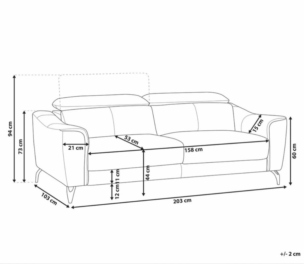Sofas: Sofa 3-Sitzer NARWIK Echtleder Goldbraun – Neu (gemäss Beschreibung) aus Ueberstorf von dan_mms9 7