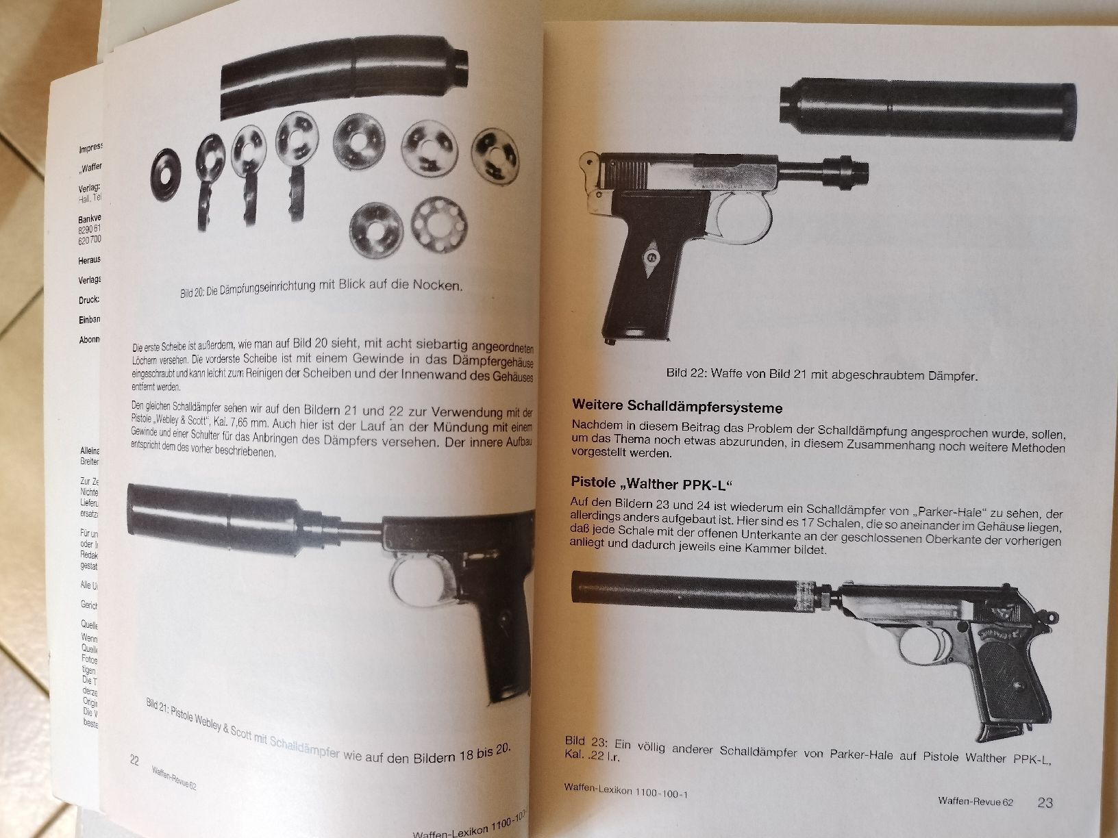 Riviste & Magazine: Alte Waffenrevue von 1986 – Usato da Schwanden Sigrisw venduto da cadieux71 4