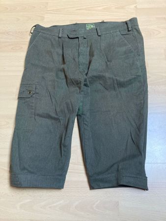 Jägerhosen Elch, Gr. 56, jagdgrün, Ledereinsatz