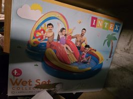 Intex Planschbecken "Wet Set Collection" mit Rutsche!