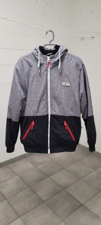 DeFacto Jacke, Grau/Schwarz, Grösse XL