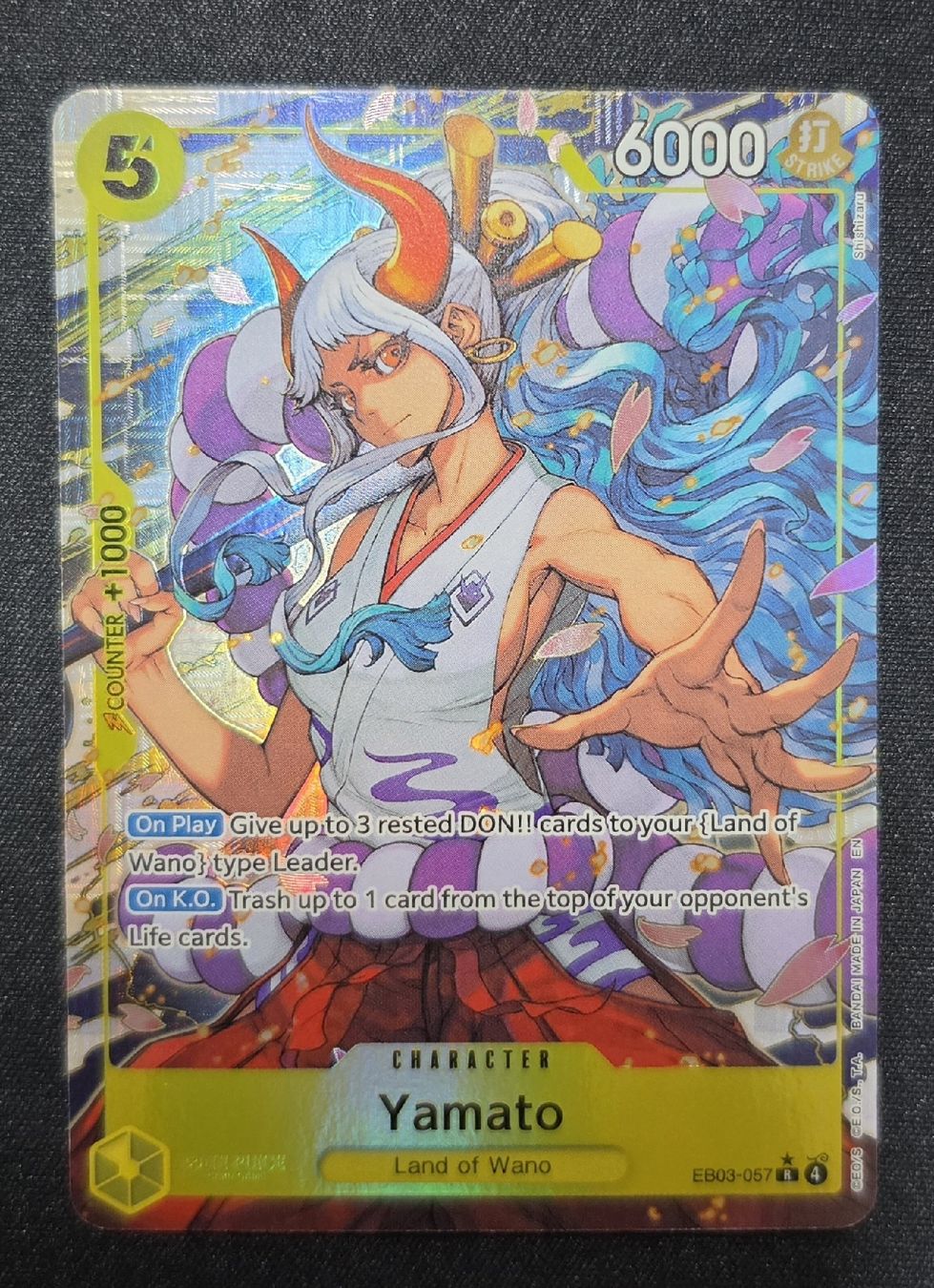 Bandai Carte collezionabili: ONE PIECE - YAMATO EB03-057 alt. art – Nuovo (secondo la descrizione) da Melano venduto da emm_m2jq