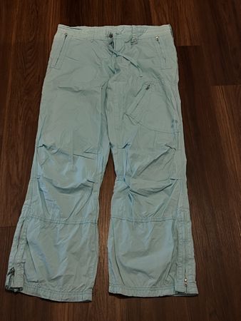 NoName Damen Cargohose Türkis Gr. L Baumwolle