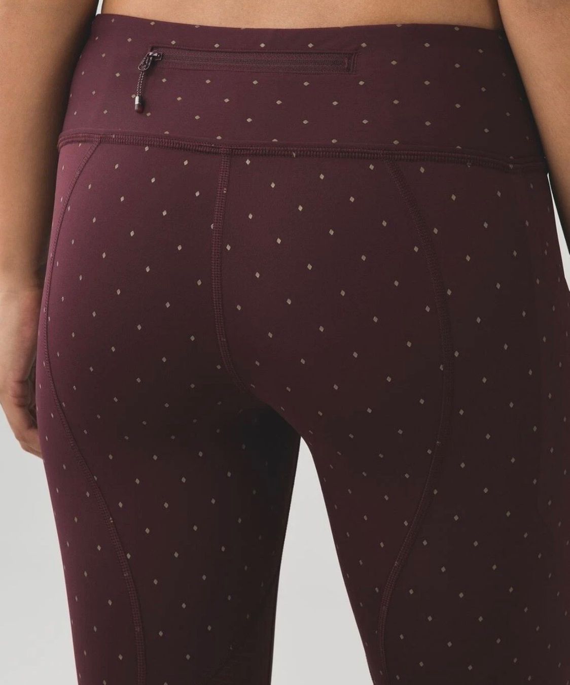 Lululemon Leggings: Lululemon Crop Leggings Bordeaux Gr. 4 – D'occasion à Dielsdorf par Dnaloria 2