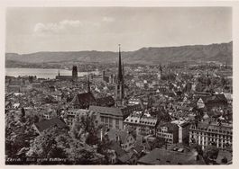 Zürich, Blick gegen Uetliberg um 1935-40