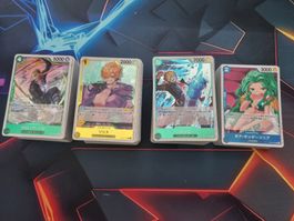 One Piece OP13 Bulk und Rare Karten ca 350 Stück japanisch
