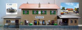 Faller Fertigmodell 1:87/H0 - Bahnhof mit 18 Figuren