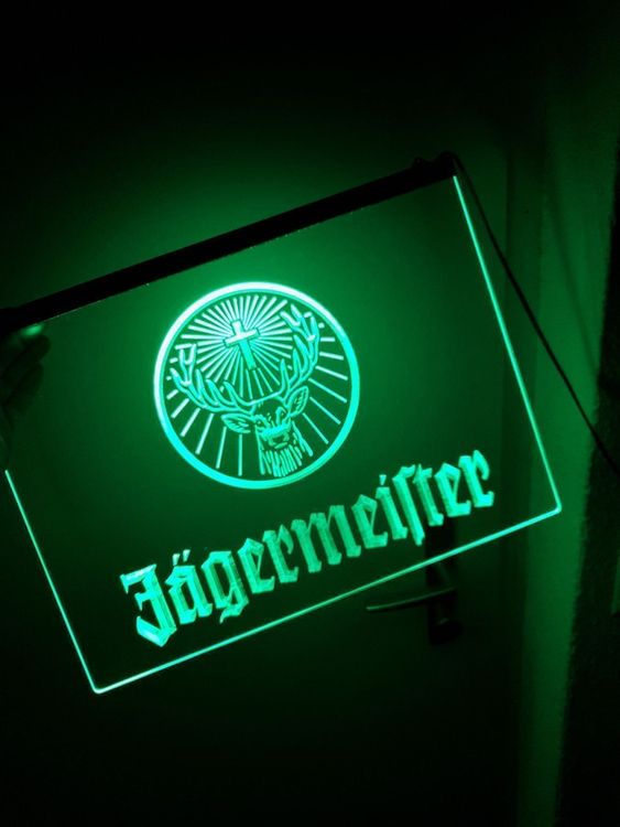 Grosses Jägermeister LED Reklame Schild