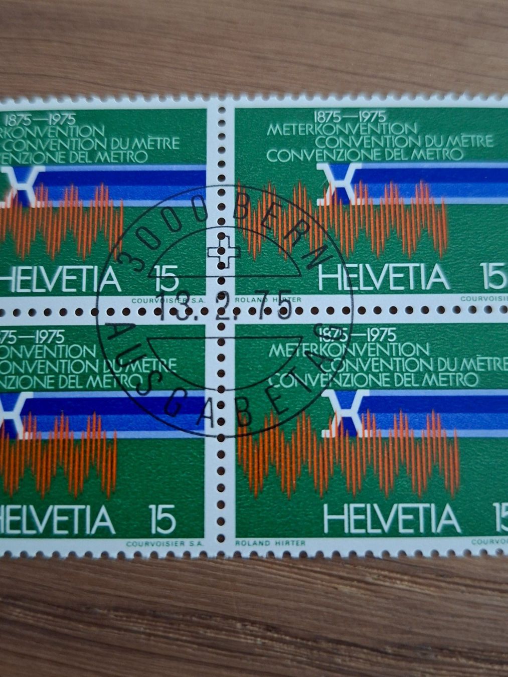 Tutti i francobolli: 4er Blocks: Werbemarken I 1975 – Nuovo (secondo la descrizione) da Hinterkappelen venduto da 1399 3