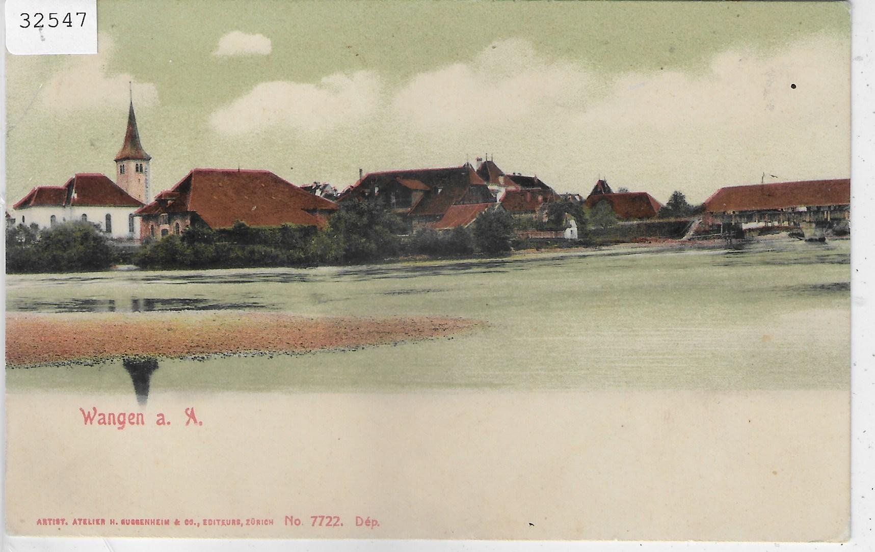 Cartes postales: Wangen a.A. - Generalansicht - Litho – D'occasion à Ettingen par Kartenplanet