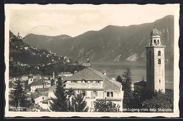Lugano, Hotel Adler visto dalla Stazione