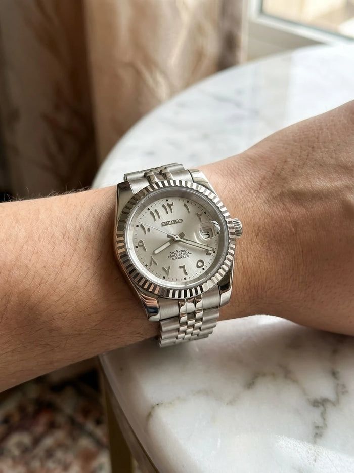 Seiko Orologi: Seiko Date Arabic Dial Silber 40mm – Usato da Kollbrunn venduto da the_t9tn 2