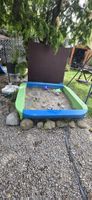 Sandkasten Kinder Spielplatz outdoor grün blau gebraucht