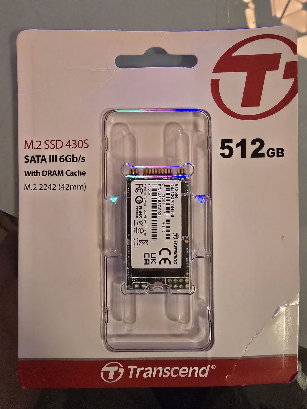 Schede di memoria: Transcend M.2 SSD 430S - 512GB - Neu & OVP – Nuovo e nell'imballaggio originale da Thun venduto da Dativ