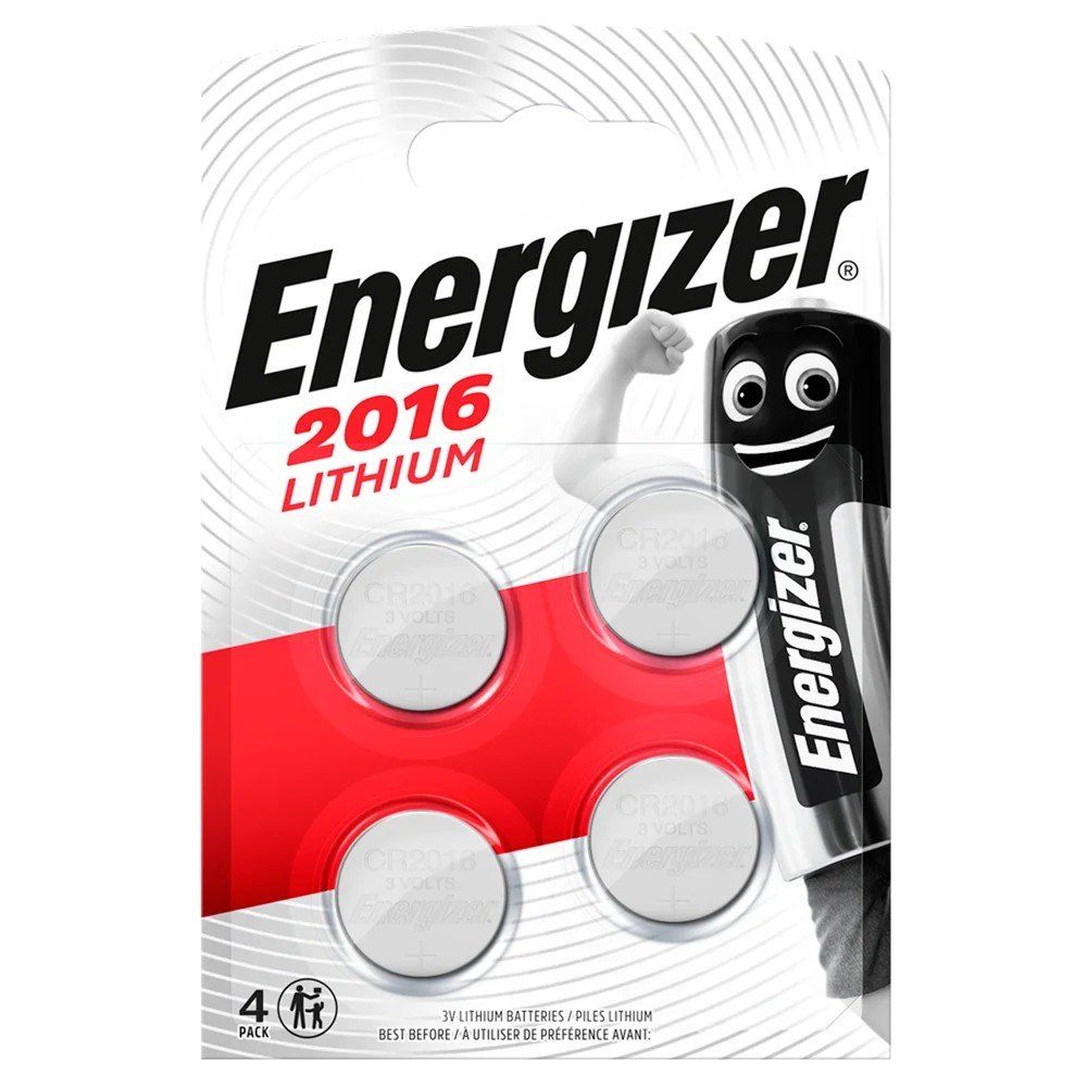 Energizer Caricatori & Batterie: Energizer CR2016 Lithium 4er Pack , Ablaufdatum 04.2034 – Nuovo e nell'imballaggio originale da Kottwil venduto da Crazyrolf