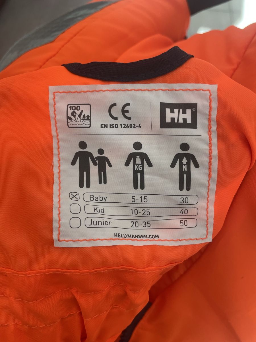Helly Hansen Giubbotti di salvataggio: Rettungsweste Helly Hanson 5-15 kg – Nuovo (secondo la descrizione) da Bonstetten venduto da JaRa87 2