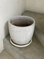 Keramik Blumentopf inkl. Untersetzer
