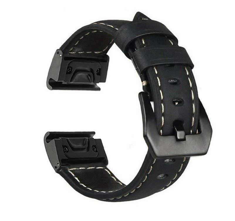 Garmin Smartwatch: Armband Bracelet aus Leder Cuir für Garmin Fenix 6 7 8 – Neu und originalverpackt aus Lausanne von WATCH-WORLD