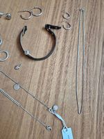11-teiliges Schmuckset in Silber