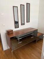 Hochwertige Kommode mit 3 passenden Spiegeln  Nussbaumoptik