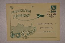 1929 Philatelisten Kongress Bern