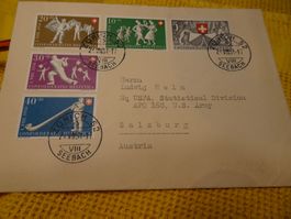 24.VII.51., PRO PATRIA SATZBRIEF NACH SALZBURG, RÜCKSTEMPEL