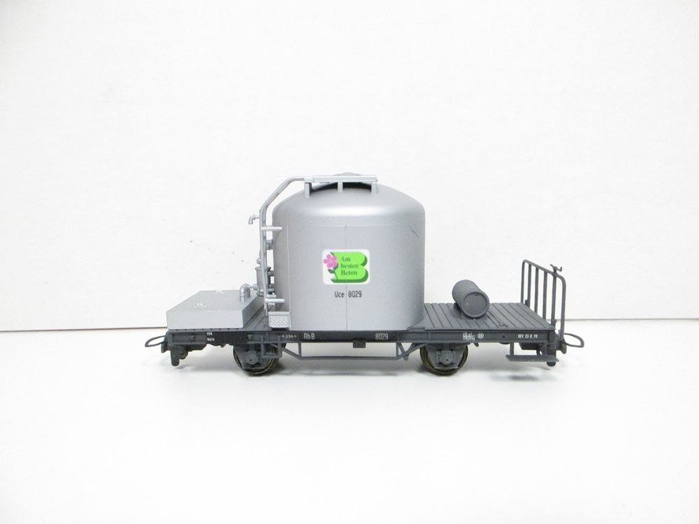 Bemo H0m 2260 RhB Zementtransportwagen Uce 8029 3