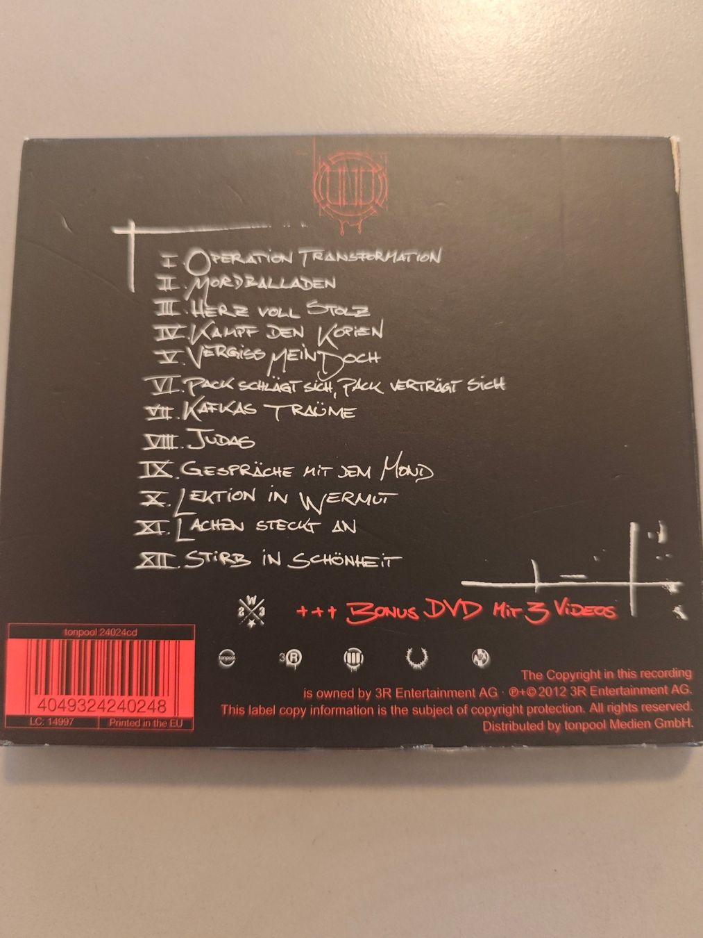 CDs: Böhse Onkelz / Der W, CDs, DVDs, – Gebraucht aus Malters von Danielab2 7