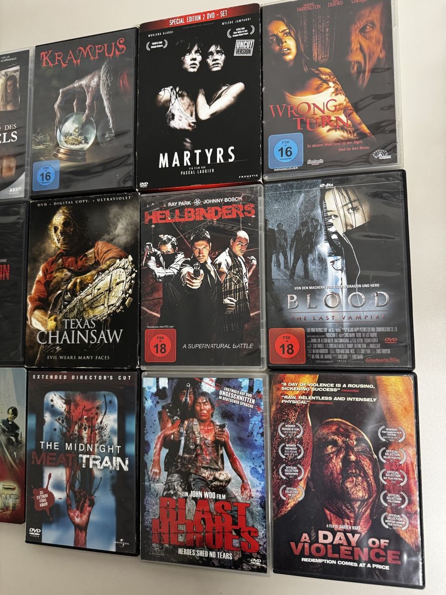 Tutti i DVDs: DVD Sammlung 18 Stück Horror Filmtitel gemischt – Usato da Zürich venduto da Nobs1 3