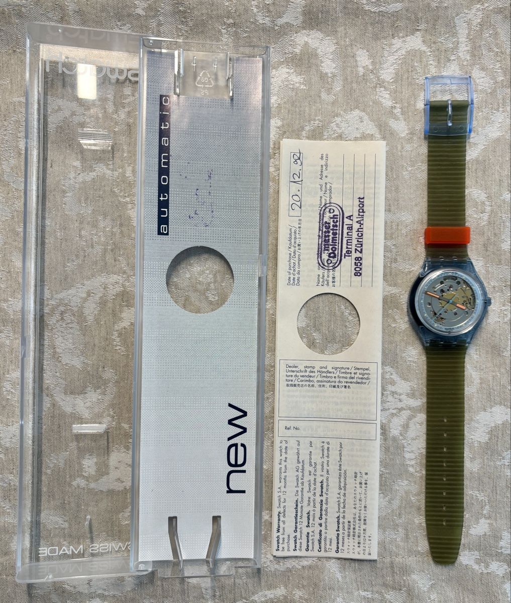 Swatch Montres: SWATCH Automatic Blue Matic ungetragen.! – Neuf (Voir description) à Bülach par Cspadanuda 3