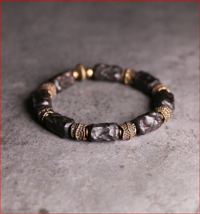 Bracciali & Braccialetti: Armband Ebenholz / Kupfer. Handmade! – Nuovo e nell'imballaggio originale da Burgdorf venduto da XJ6 1