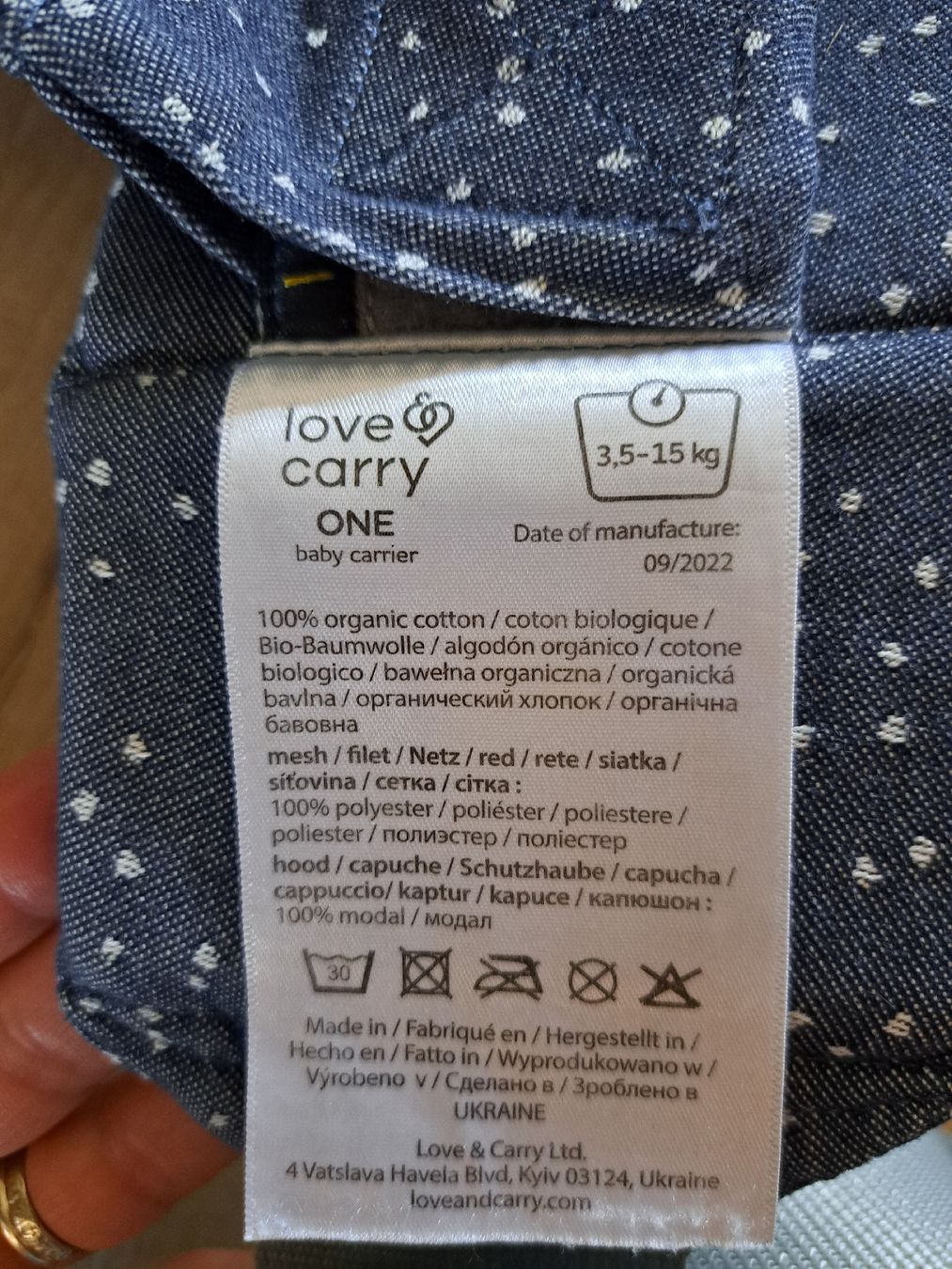 Marsupi portabebè: porte bébé Love Carry – Nuovo (secondo la descrizione) da Mont-sur-Lausanne venduto da NikiMar86 3