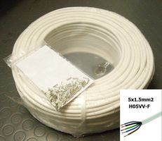 100m Kabel H05VV-F 5x1.5mm2 flexibel ws