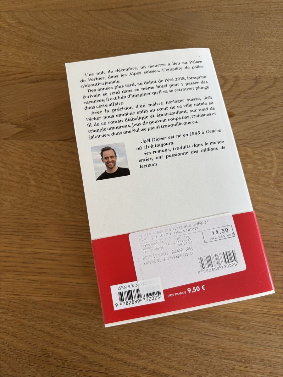 Libri: Livre Joël Dicker – Nuovo e nell'imballaggio originale da Conthey venduto da deb_29ww 1