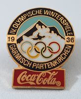 Z508 - Pin Olympic Winter Games Garmisch Partenkirchen 1936