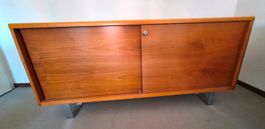 Vintage Sideboard Mid-Century Holz | 200x46x74 cm