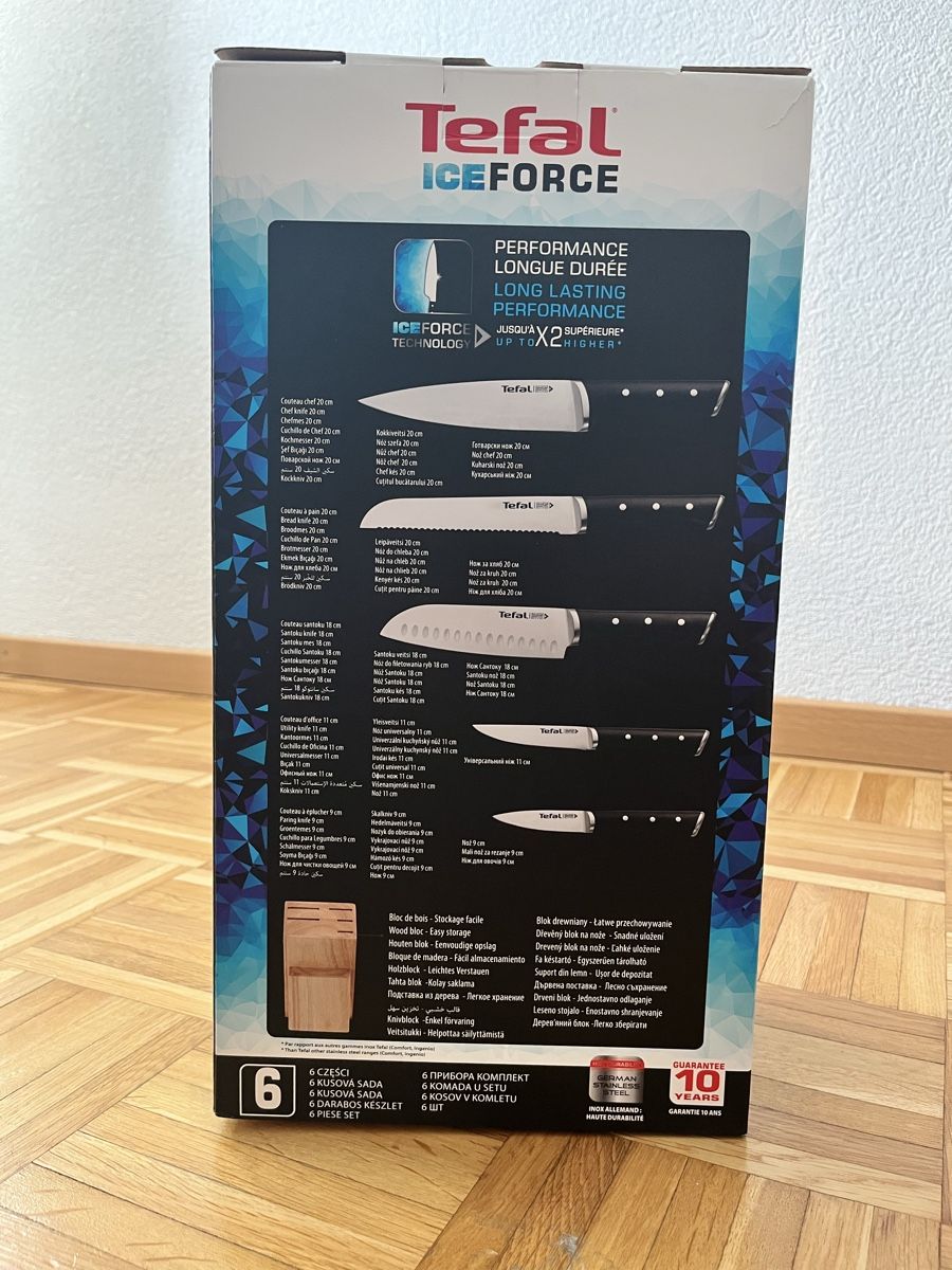 Messer: Tefal Ice Force Messerset, 6-teilig – Neu und originalverpackt aus Volketswil von millimilli 2