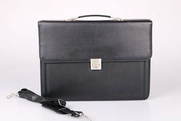THIERRY MUGLER Business-Aktentasche Schwarz – Top Zustand