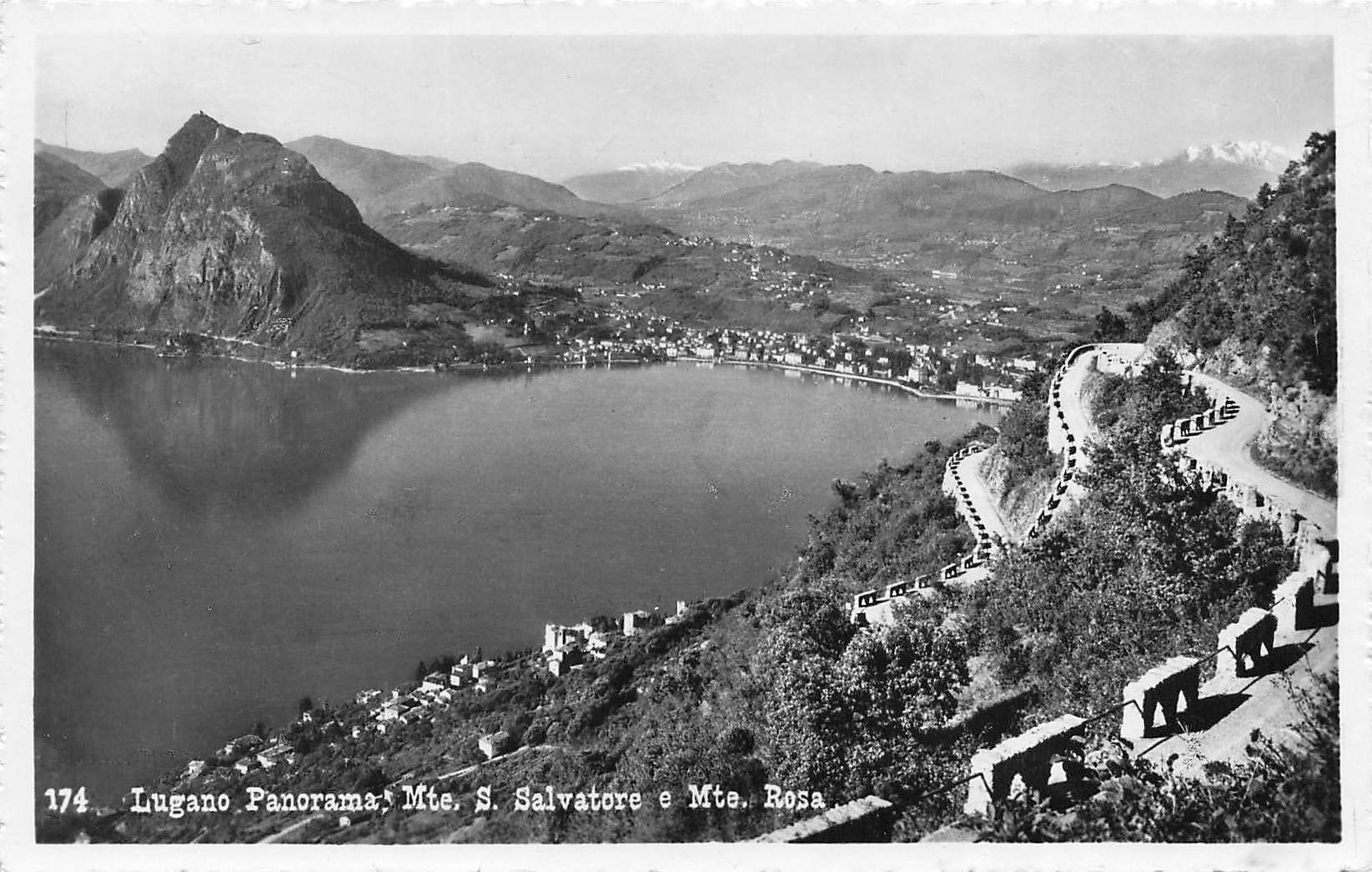 Ansichtskarten: Lugano – Gebraucht aus Biasca von Blenio71