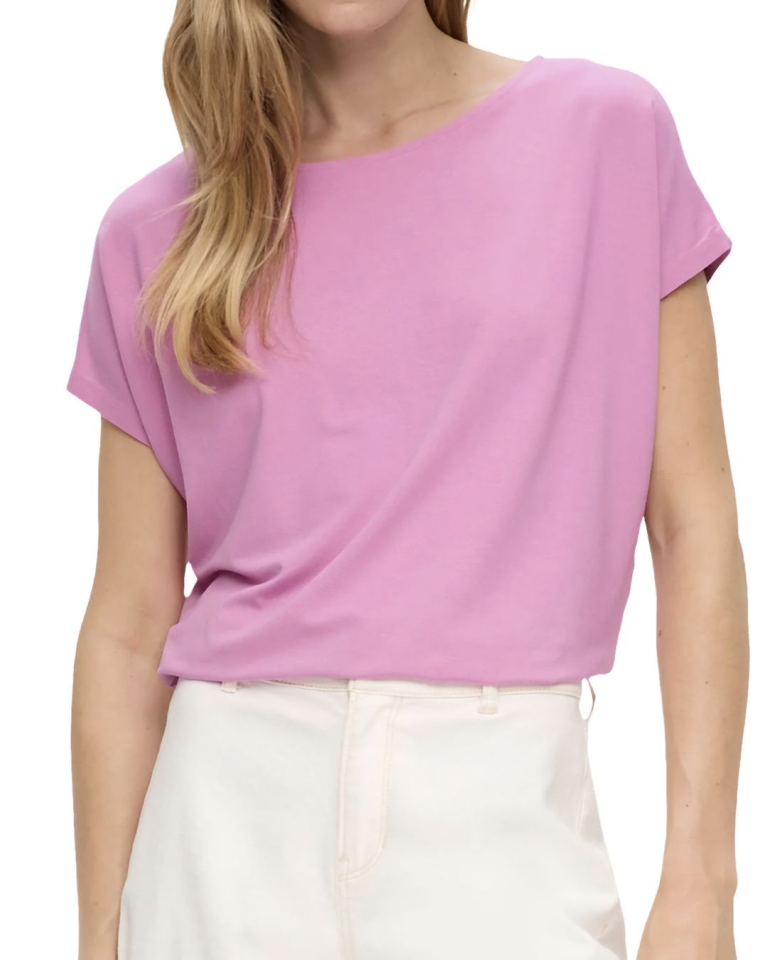 S.Oliver T-shirt: s.Oliver Shirt, Gr. 42, Rosa – Usato da Goldach venduto da nikkaaa