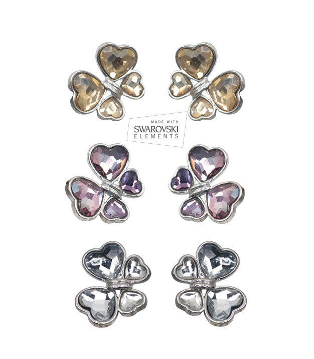 Orecchini pendenti & Orecchini a lobo: Ohrstecker mit Swarovski Elements, Herz – Nuovo e nell'imballaggio originale da Bottenwil venduto da anh_5brz