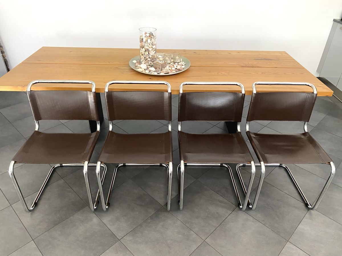 Sedie: Design Freischwinger Stühle Chairs Steelline – Usato da Olten venduto da sportwelt 1