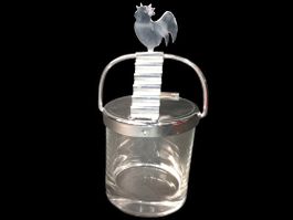 Glasbehälter mit Deckel "Huhn"