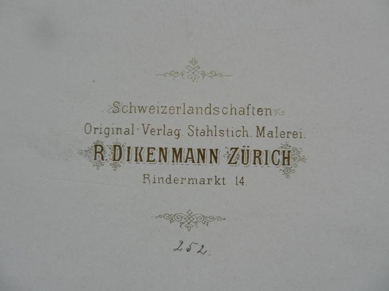 Incisioni: St.Gallen von Dikenmann – Usato da Risch venduto da Rischli15 9