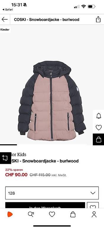Giacche & Cappotti: Mädchen Winter, Snowboardjacke – Usato da Oberengstringen venduto da Kati.vrdoljak 4